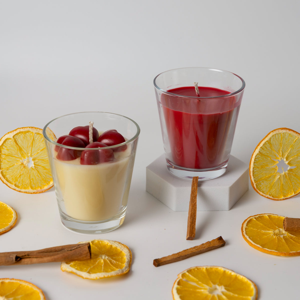 Duo Love Beeswax Candle