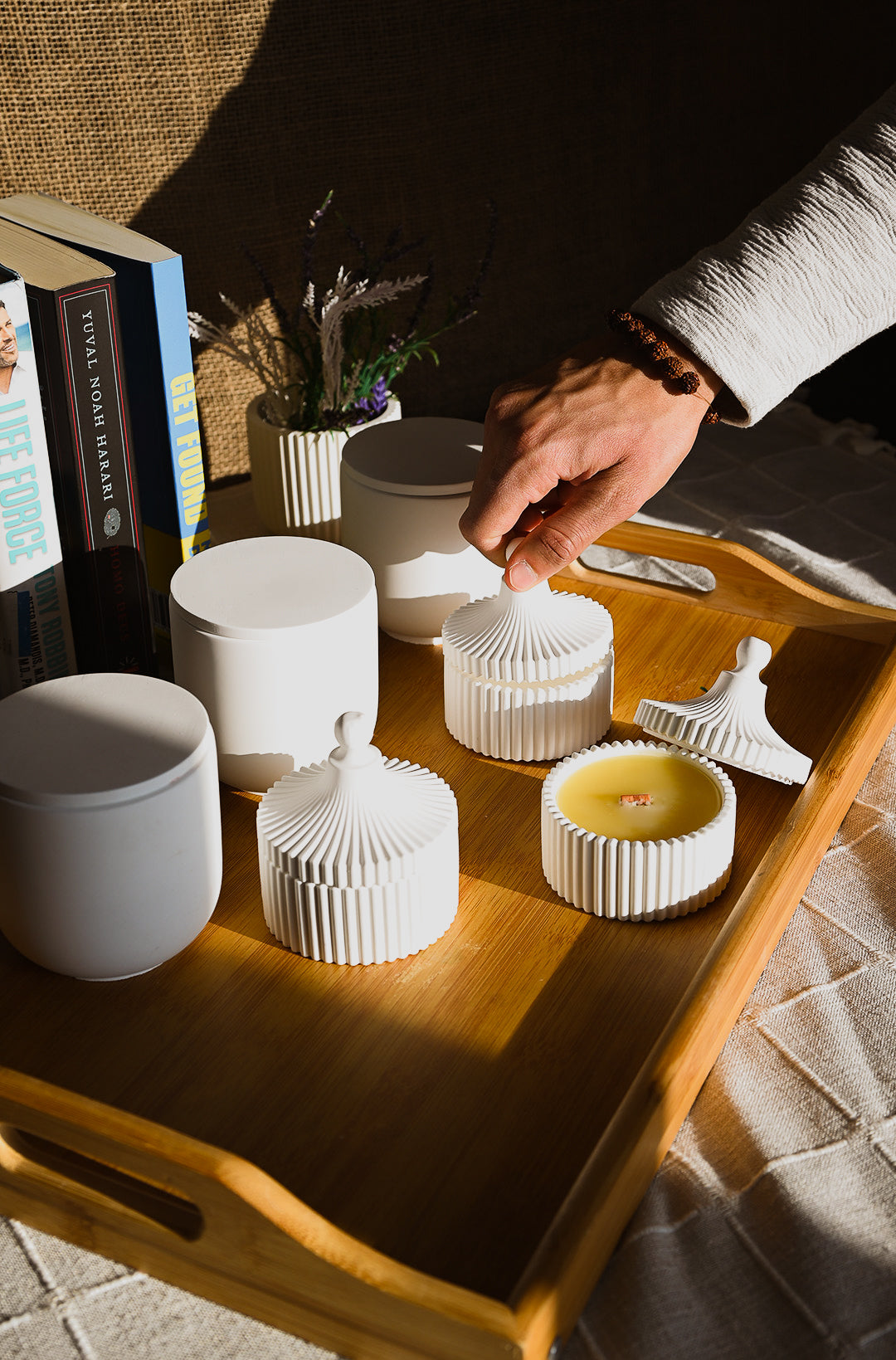 Candles for evening rituals