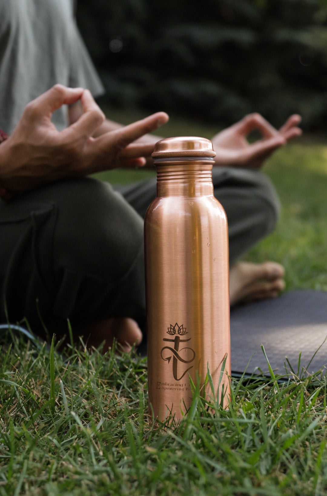 Jala Copper bottles - Morning Yoga & hydration