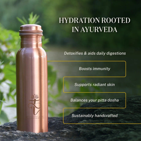 Jala Copper Bottle - Tatva Krti Inc.