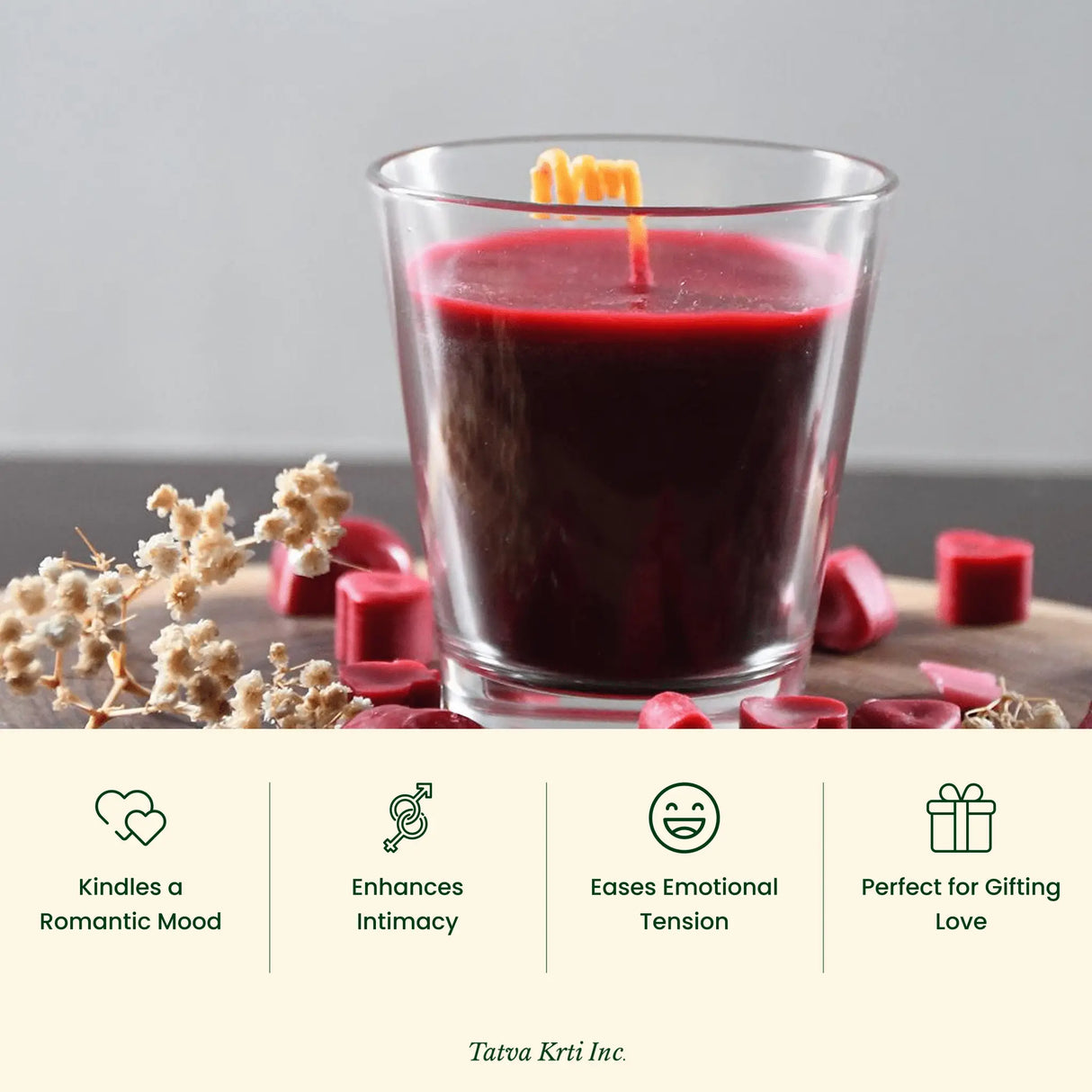 Duo Love Candle - Tatva Krti Inc.
