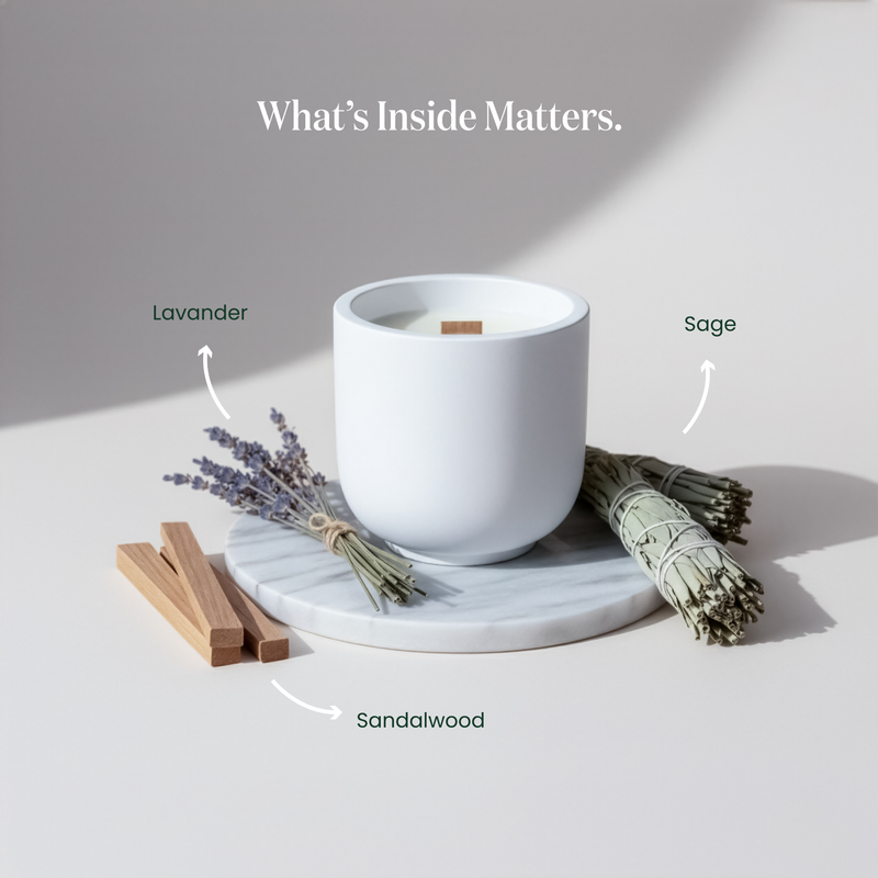 Tranquil Mind Aromatherapy Candle for Calm Rituals - Image 3