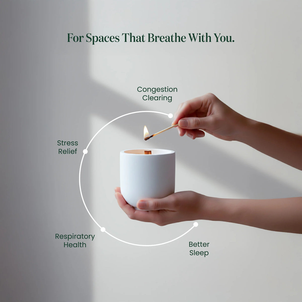 Tranquil Mind Aromatherapy Candle for Calm Rituals