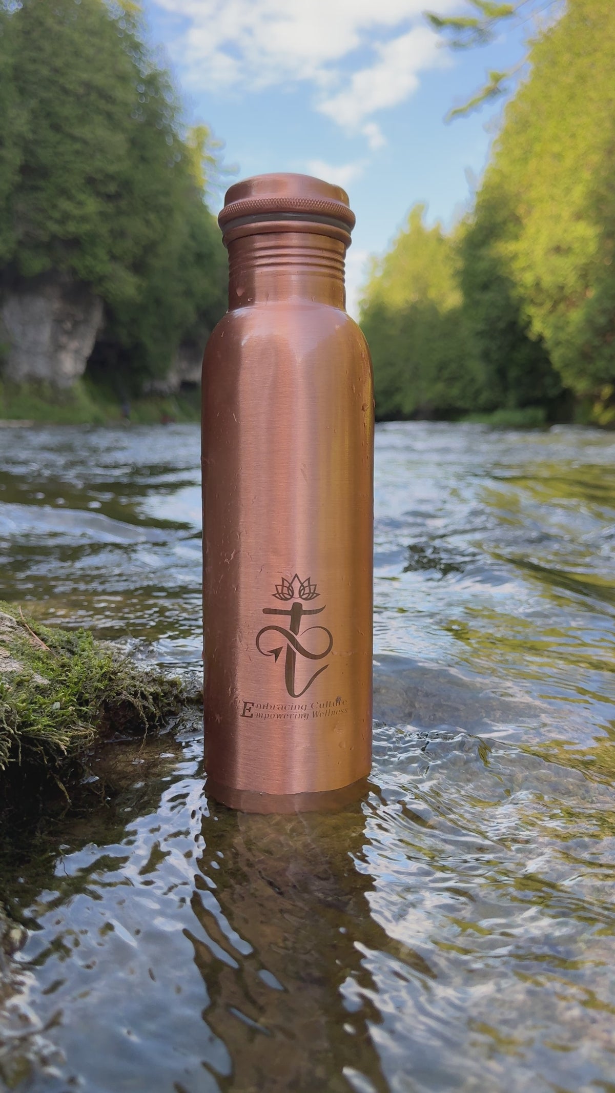 Jala — Pure Copper Water Bottle Canada, 100% Unlined