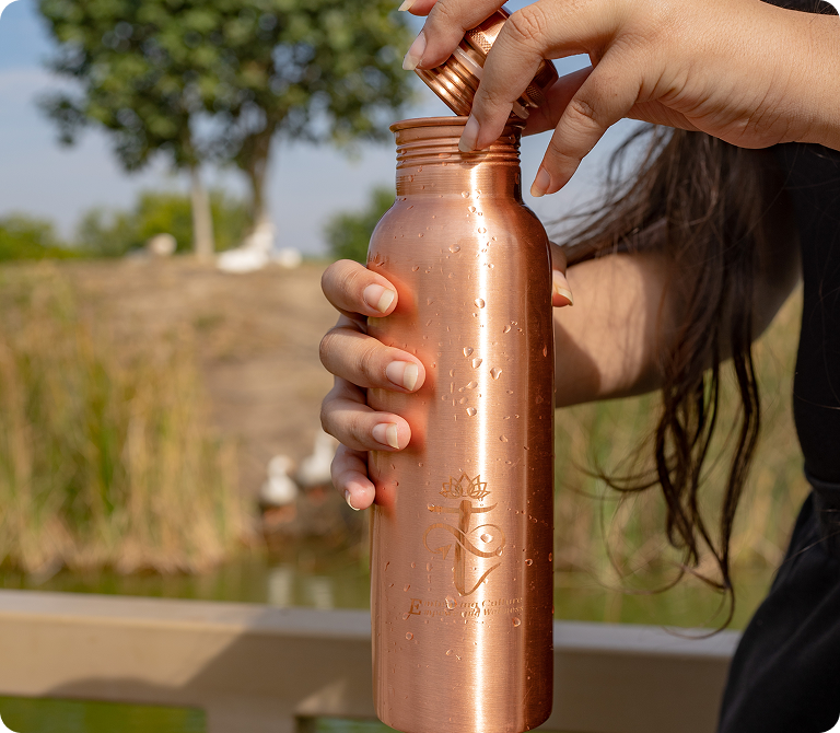 Start Your Morning With<br>
Jala Copper Bottle